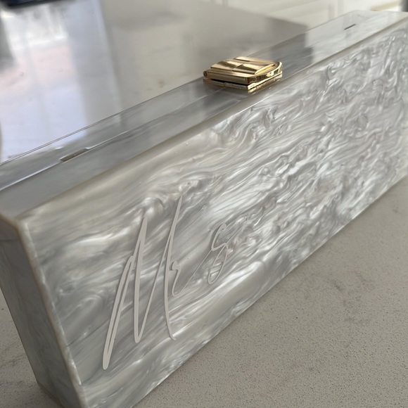 NEW “Mrs” Custom Acrylic Clutch - Picture 2 of 7